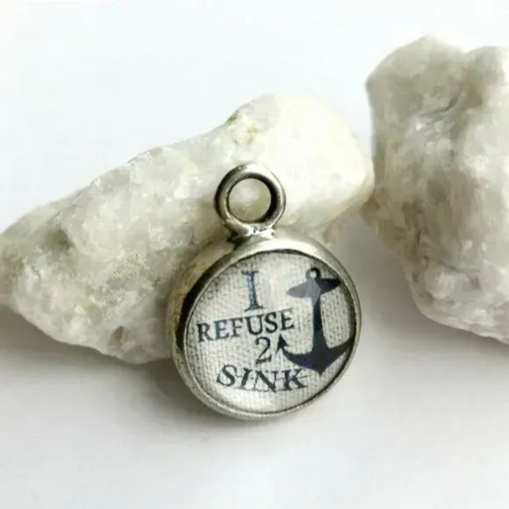 Vintage Hope charm pendant Handmade - Picture 2 of 3